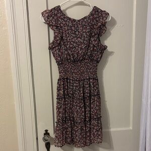 Altar'd State Pink Floral Mini Dress